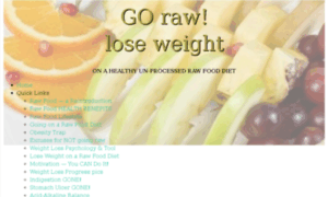 Go-raw-lose-weight.com thumbnail