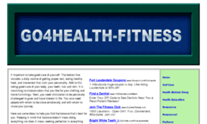 Go4health-fitness.info thumbnail