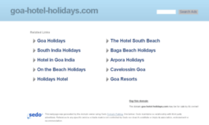 Goa-hotel-holidays.com thumbnail