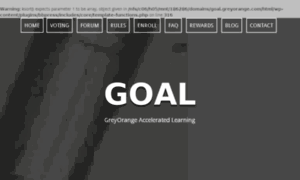 Goal.greyorange.com thumbnail