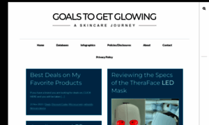 Goalstogetglowing.wordpress.com thumbnail