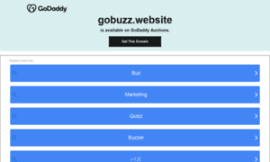Gobuzz.website thumbnail