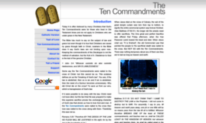 Gods-10-commandments.com thumbnail