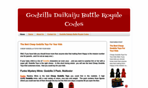 Godzilladaikaijubattleroyalecodes.blogspot.com thumbnail