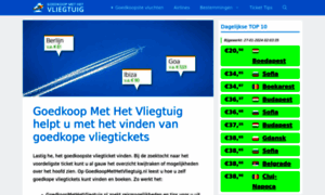 Goedkoopmethetvliegtuig.nl thumbnail