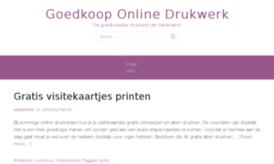 Goedkooponlinedrukwerk.com thumbnail