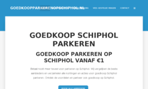 Goedkoopparkerenopschiphol.nl thumbnail