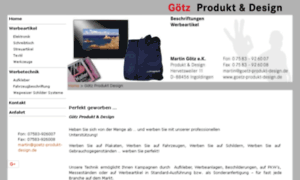 Goetz-produkt-design.de thumbnail