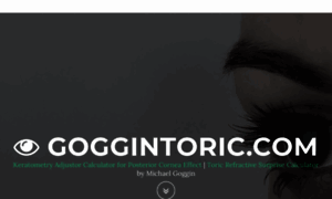 Goggintoric.com thumbnail