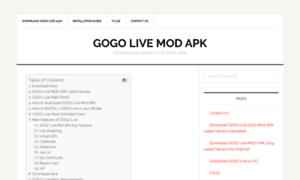 Gogolivemodapk.com thumbnail