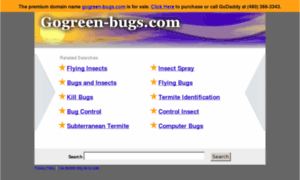 Gogreen-bugs.com thumbnail