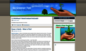 Gogreenertips.com thumbnail