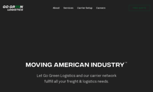 Gogreenlogistics.com thumbnail