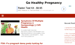 Gohealthypregnancy.com thumbnail