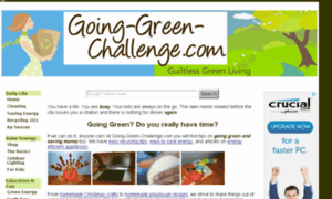 Going-green-challenge.com thumbnail