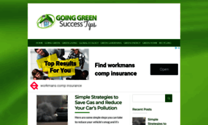 Going-green-success-tips.com thumbnail