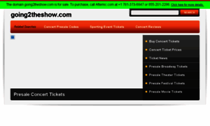 Going2theshow.com thumbnail