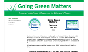 Goinggreenmatters.org thumbnail