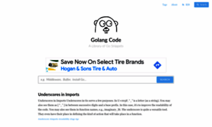 Golangcode.com thumbnail