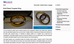 Gold-plated-tungsten-ring.com thumbnail