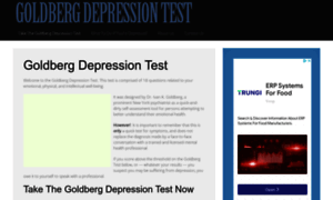 Goldbergdepressiontest.com thumbnail