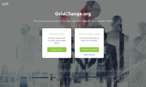 Goldchange.org thumbnail