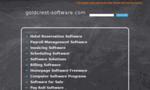 Goldcrest-software.com thumbnail