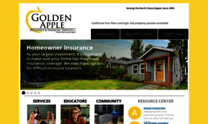 Goldenappleinsurance.com thumbnail