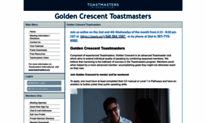 Goldencrescent.toastmastersclubs.org thumbnail