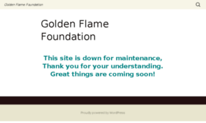 Goldenflamefoundation.org thumbnail
