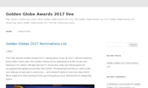 Goldenglobeawards2017live.com thumbnail