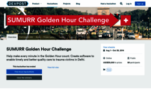 Goldenhour.challengepost.com thumbnail