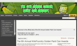 Goldenpaintcanawards.wetpaint.com thumbnail