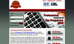 Goldenstatetaxtraining.com thumbnail