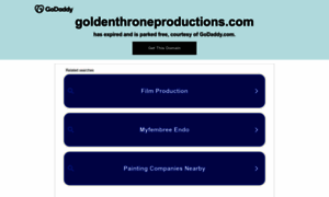 Goldenthroneproductions.com thumbnail