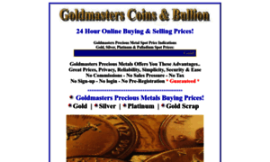 Goldmasterscoins.com thumbnail