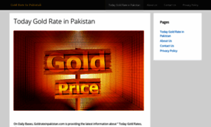 Goldrateinpakistan.com thumbnail