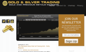 Goldsilvertrading.org thumbnail