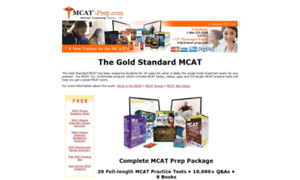 Goldstandard-mcat.com thumbnail