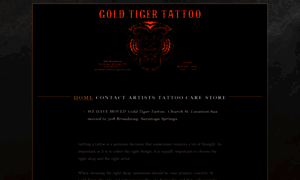 Goldtigertattoo.com thumbnail