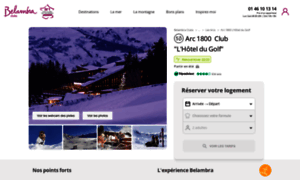 Golf-hotel-lesarcs.com thumbnail