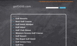 Golf3000.com thumbnail