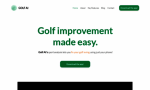 Golfaiapp.com thumbnail