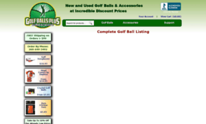 Golfballsplus.com thumbnail