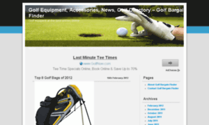 Golfbargainfinder.com thumbnail