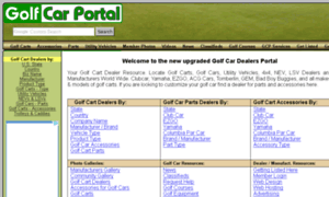 Golfcarportal.com thumbnail
