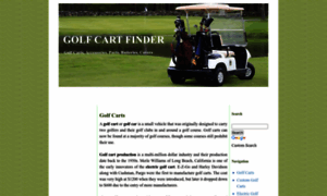 Golfcartfinder.com thumbnail
