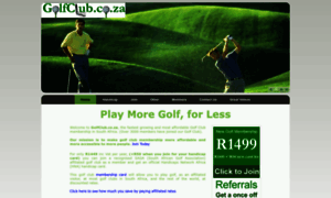 Golfclub.co.za thumbnail