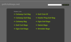 Golfclubbags.net thumbnail