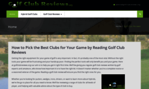 Golfclubreviews.org thumbnail